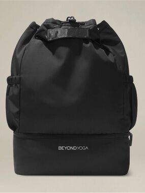 Beyond Yoga Black Convertible Gym Bag Backpack or Shoulder Tote